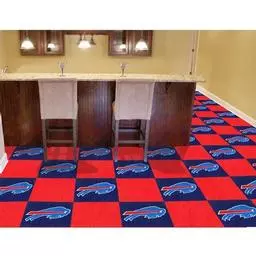 Click here to learn more about the Buffalo Bills Carpet Tiles 18"x18" tiles.