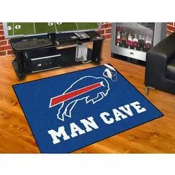 Click here to learn more about the Buffalo Bills Man Cave All-Star Mat 33.75"x42.5".