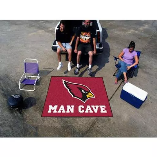 Arizona Cardinals Man Cave Tailgater Rug 5''x6''