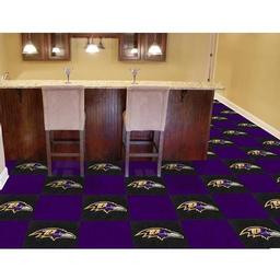 Click here to learn more about the Baltimore Ravens Carpet Tiles 18"x18" tiles.