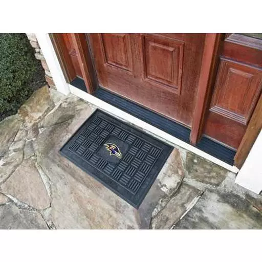 Baltimore Ravens Medallion Door Mat