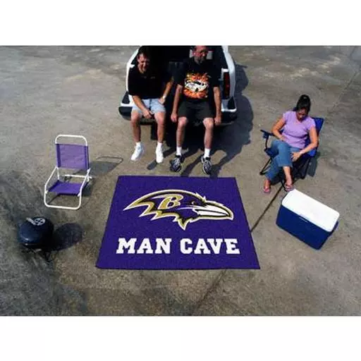 Baltimore Ravens Man Cave Tailgater Rug 5''x6''