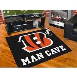 Click here to learn more about the Cincinnati Bengals Man Cave All-Star Mat 33.75"x42.5".