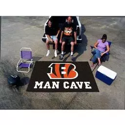 Click here to learn more about the Cincinnati Bengals Man Cave UltiMat Rug 5''x8''.