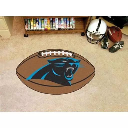 Carolina Panthers Football Rug 20.5"x32.5"