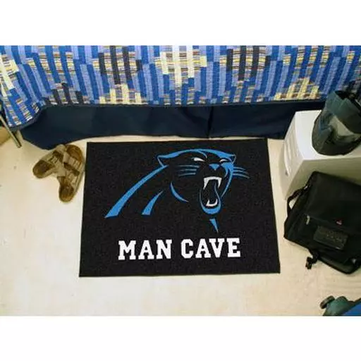 Carolina Panthers Man Cave Starter Rug 19"x30"