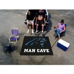 Click here to learn more about the Carolina Panthers Man Cave Tailgater Rug 5''x6''.