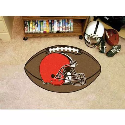 Cleveland Browns Football Rug 20.5"x32.5"