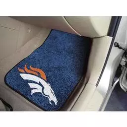 Click here to learn more about the Denver Broncos 2-piece Carpeted Car Mats 17"x27".