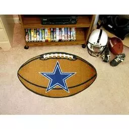 Click here to learn more about the Dallas Cowboys Football Rug 20.5"x32.5".