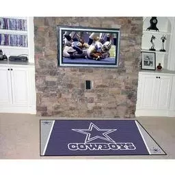 Click here to learn more about the Dallas Cowboys Rug 4''x6''.