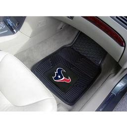 Click here to learn more about the Houston Texans Heavy Duty 2-Piece Vinyl Car Mats 17"x27".