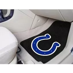 Click here to learn more about the Indianapolis Colts 2-piece Carpeted Car Mats 17"x27".