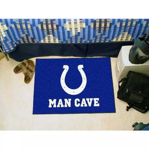 Indianapolis Colts Man Cave Starter Rug 19"x30"