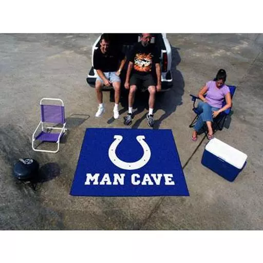 Indianapolis Colts Man Cave Tailgater Rug 5''x6''