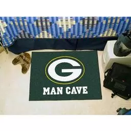 Click here to learn more about the Green Bay Packers Man Cave Starter Rug 19"x30".