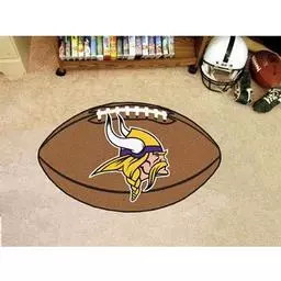 Click here to learn more about the Minnesota Vikings Football Rug 20.5"x32.5".