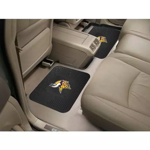 Minnesota Vikings Backseat Utility Mats 2 Pack 14"x17"