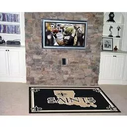 Click here to learn more about the New Orleans Saints Rug 5''x8''.