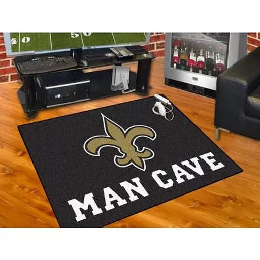 New Orleans Saints Man Cave All-Star Mat 33.75"x42.5"