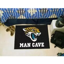 Click here to learn more about the Jacksonville Jaguars Man Cave Starter Rug 19"x30".