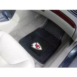 Click here to learn more about the Kansas City Chiefs Heavy Duty 2-Piece Vinyl Car Mats 17"x27".