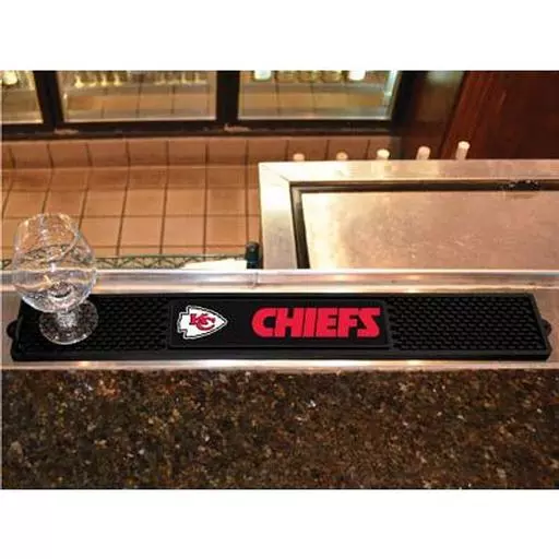 Kansas City Chiefs Drink Mat 3.25"x24"