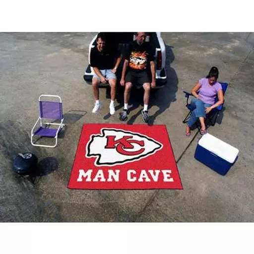 Kansas City Chiefs Man Cave Tailgater Rug 5''x6''