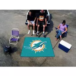 Click here to learn more about the Miami Dolphins Tailgater Rug 5''x6''.