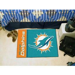 Click here to learn more about the Miami Dolphins Uniform Inspired Starter Rug 20"x30".