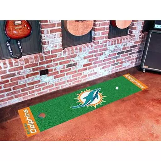 Miami Dolphins PuttingNFL - Green Runner