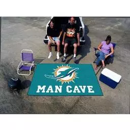 Click here to learn more about the Miami Dolphins Man Cave UltiMat Rug 5''x8''.