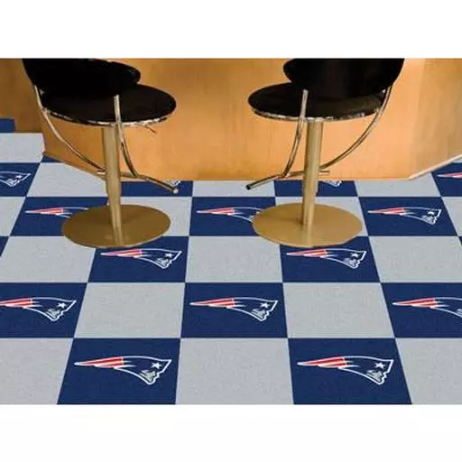 New England Patriots Carpet Tiles 18"x18" tiles