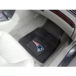 Click here to learn more about the New England Patriots Heavy Duty 2-Piece Vinyl Car Mats 17"x27".
