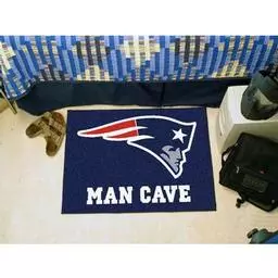 Click here to learn more about the New England Patriots Man Cave Starter Rug 19"x30".