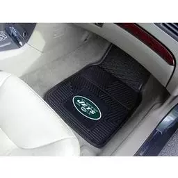 Click here to learn more about the New York Jets Heavy Duty 2-Piece Vinyl Car Mats 17"x27".