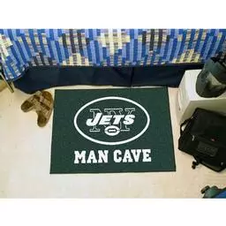 Click here to learn more about the New York Jets Man Cave Starter Rug 19"x30".