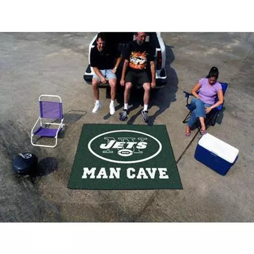 New York Jets Man Cave Tailgater Rug 5''x6''