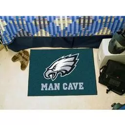 Click here to learn more about the Philadelphia Eagles Man Cave Starter Rug 19"x30".