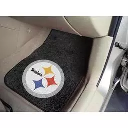 Click here to learn more about the Pittsburgh Steelers 2-piece Carpeted Car Mats 17"x27".