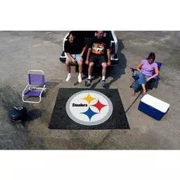 Click here to learn more about the Pittsburgh Steelers Tailgater Rug 5''x6''.