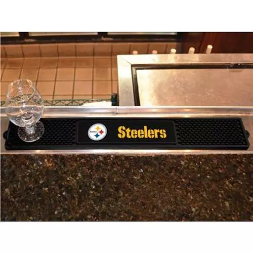 Pittsburgh Steelers Drink Mat 3.25"x24"