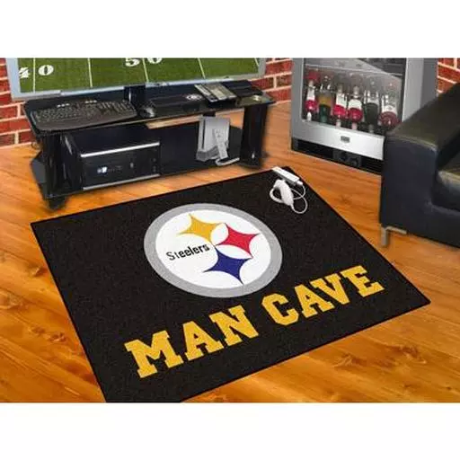 Pittsburgh Steelers Man Cave All-Star Mat 33.75"x42.5"