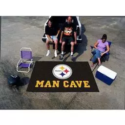 Click here to learn more about the Pittsburgh Steelers Man Cave UltiMat Rug 5''x8''.