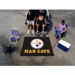 Click here to learn more about the Pittsburgh Steelers Man Cave Tailgater Rug 5''x6''.