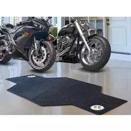 Click here to learn more about the Pittsburgh Steelers Motorcycle Mat 82.5" L x 42" W.