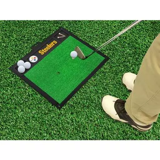 Pittsburgh Steelers Golf Hitting Mat 20" x 17"