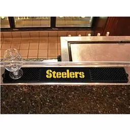 Click here to learn more about the Pittsburgh Steelers Wordmark Drink Mat 3.25"x24".