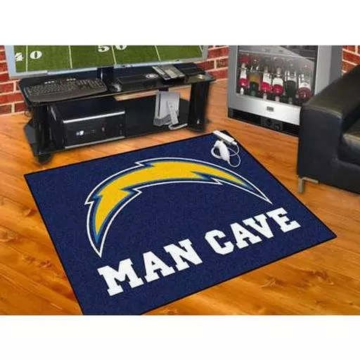 San Diego Chargers Man Cave All-Star Mat 33.75"x42.5"