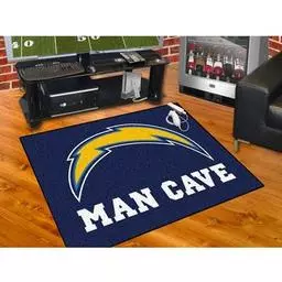 Click here to learn more about the San Diego Chargers Man Cave All-Star Mat 33.75"x42.5".